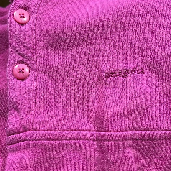 Vintage Patagonia Sweatshirt Pullover Sweater Unisex S Women’s M Barbie Pink - Picture 17 of 17